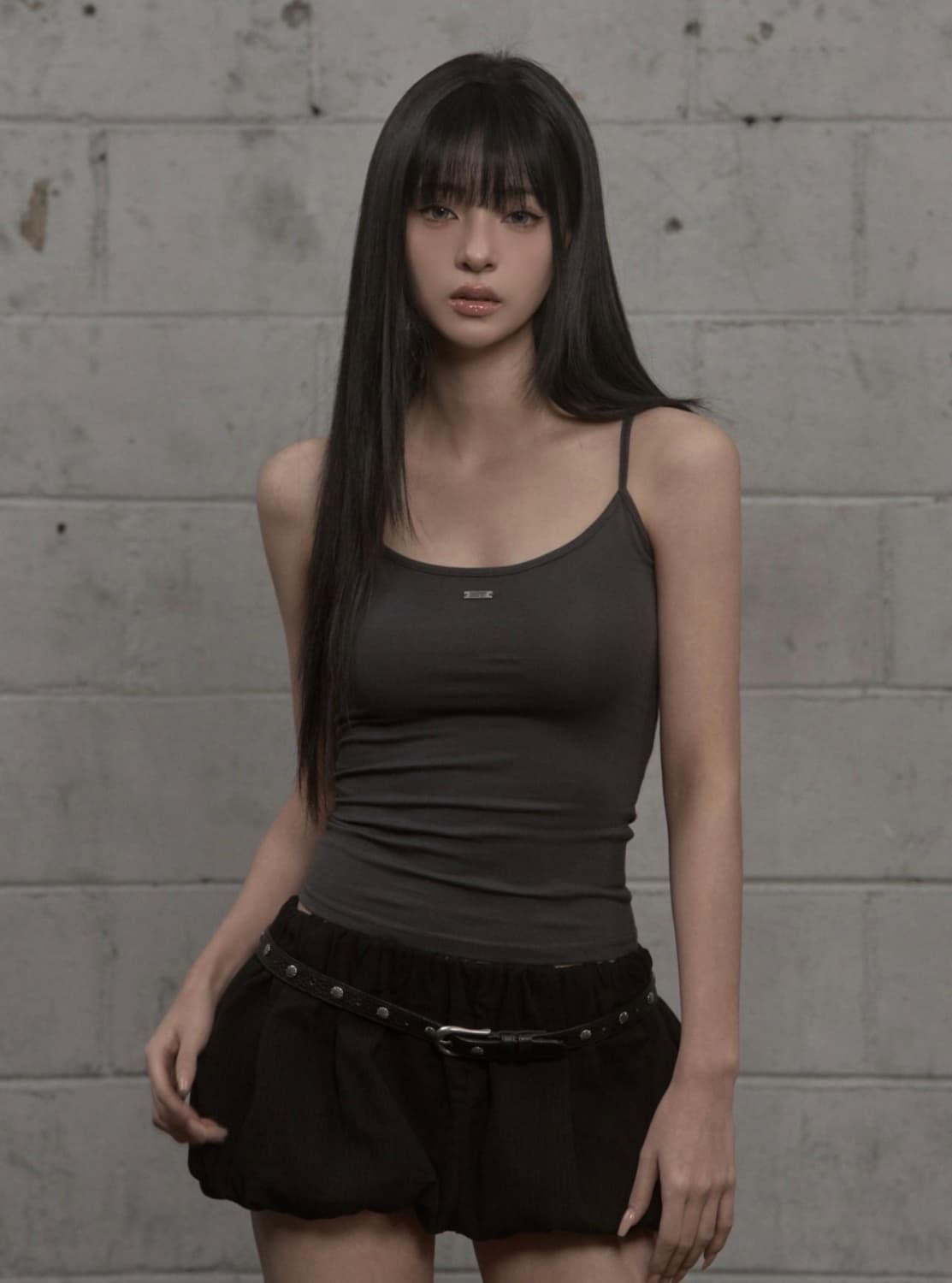 카키포인트 Muted Core Sleeveless 차콜 상품이미지1
