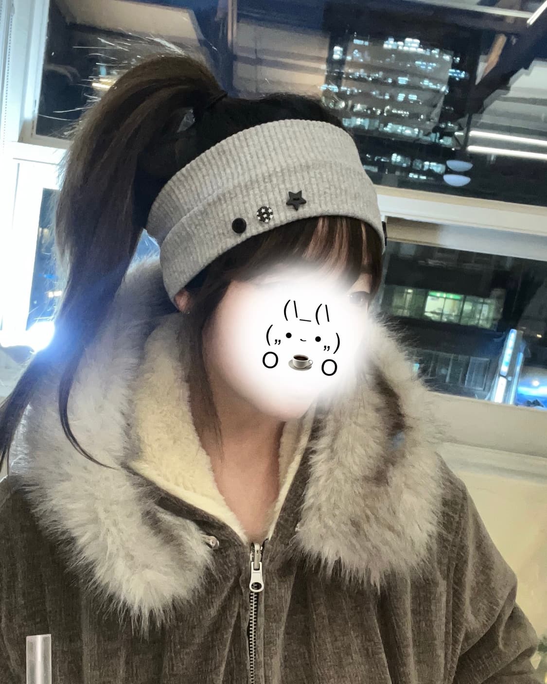 단추 헤어밴드 상품이미지2