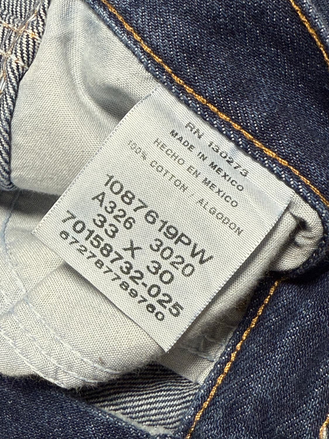 랭글러서브브랜드 러슬러데님팬츠 Rustler denim pants워크웨어 상품이미지7