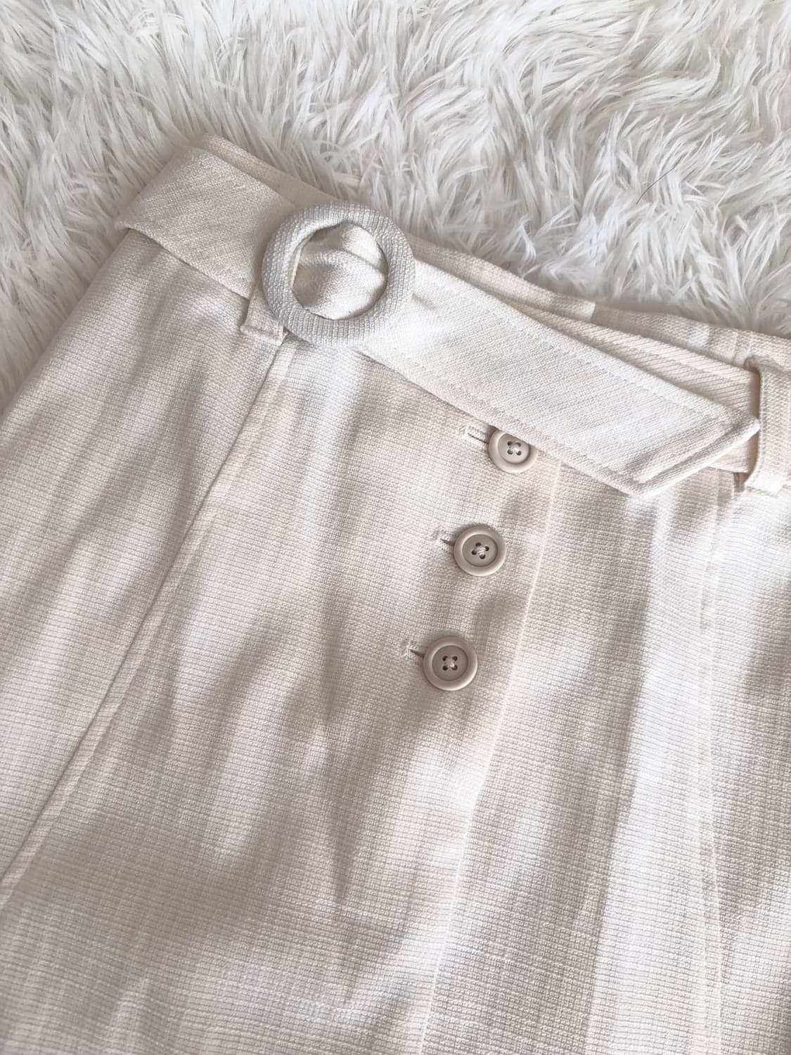 아메카지 히메카지 A라인 벨트 미디 스커트 (착샷o) 상품이미지3