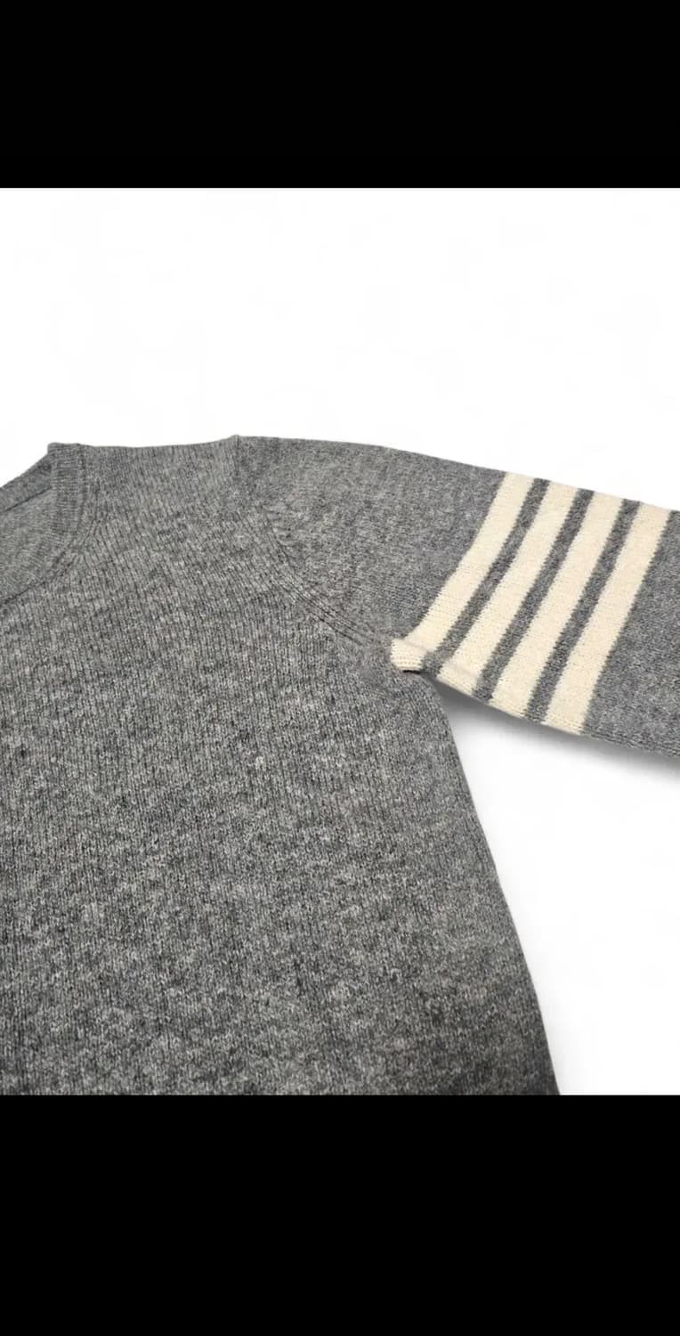 톰브라운 셰틀랜드 크루넥 울 니트 그레이 cp컴퍼니 칼하트 상품이미지6