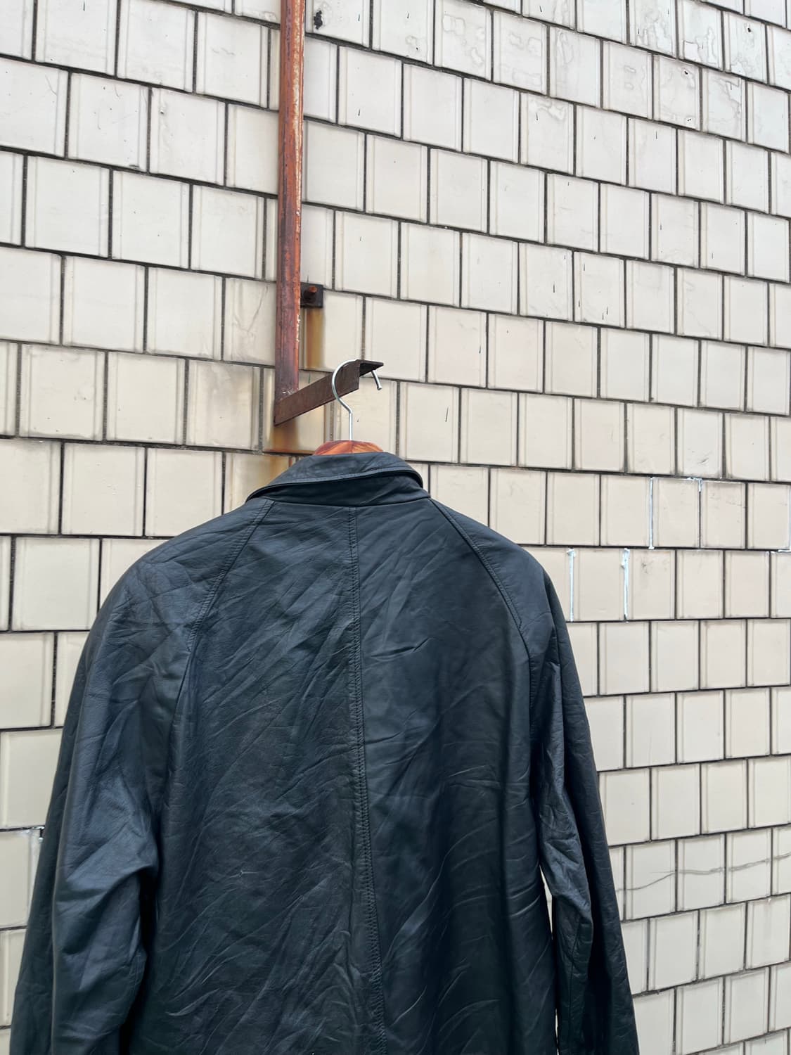 Vintage 소가죽 발마칸 코트 상품이미지5