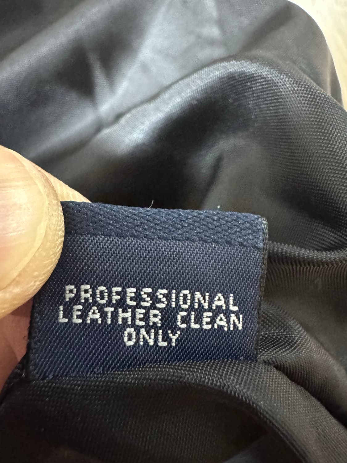 L 브룩스브라더스 레더 카코트 블랙 가죽 자켓 상품이미지8