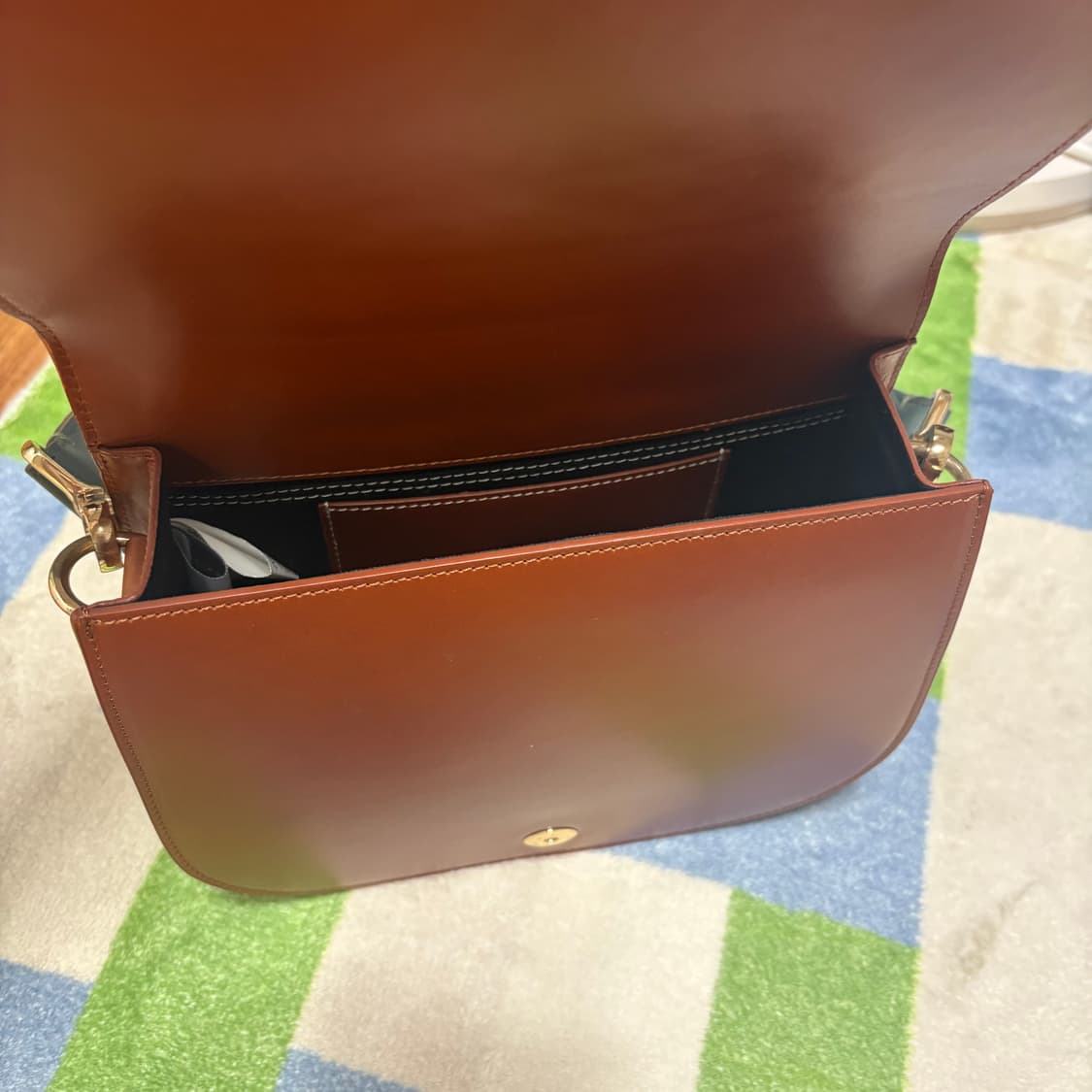 로우클래식 블록백 브라운 상품이미지5