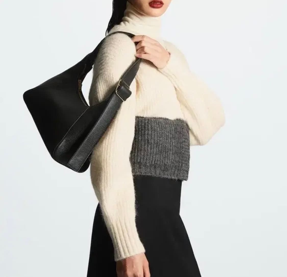 COS 코스 레귤러핏 컬러블록 가디건 S 상품이미지6