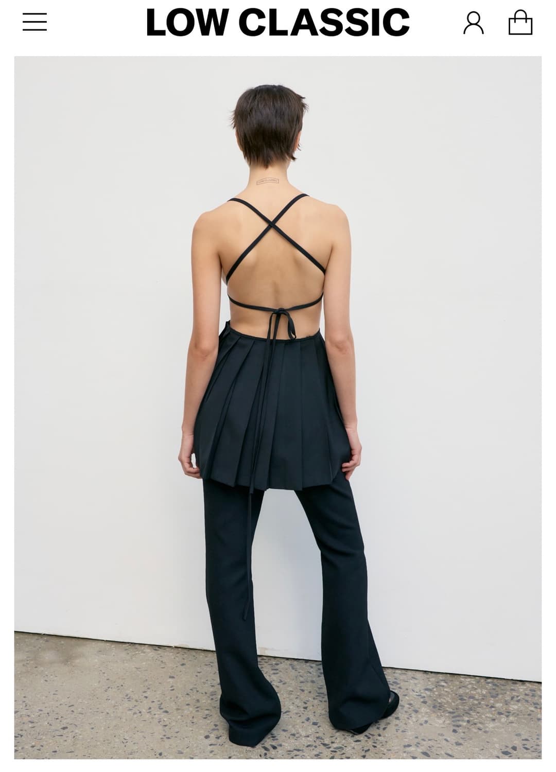 로우클래식 미니드레스 원피스 상품이미지3