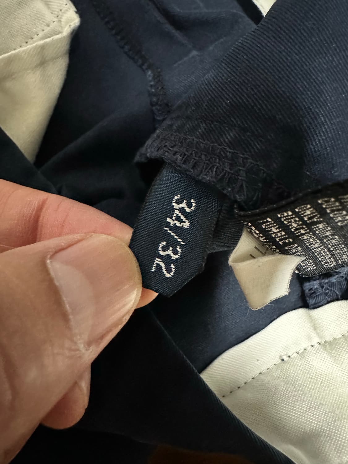 90s 빈티지 폴로 랄프로렌 하몬드 치노팬츠 네이비 상품이미지4