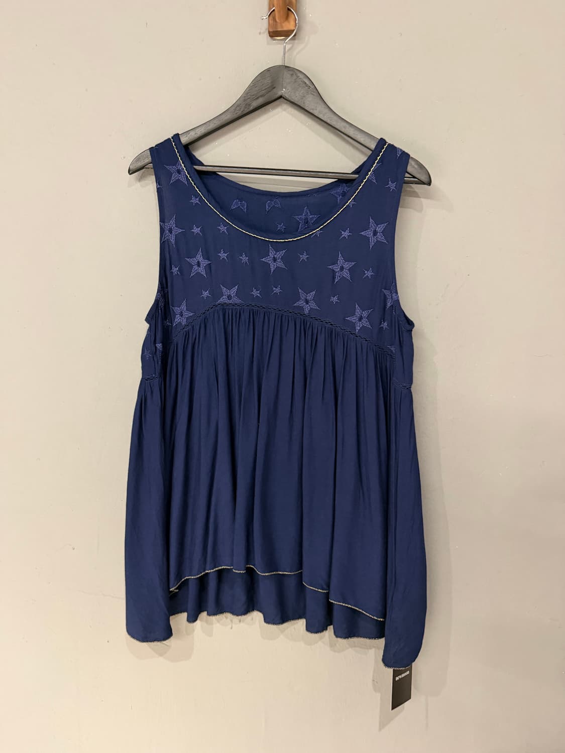 star pattern diagonal line sleeveless  상품이미지6