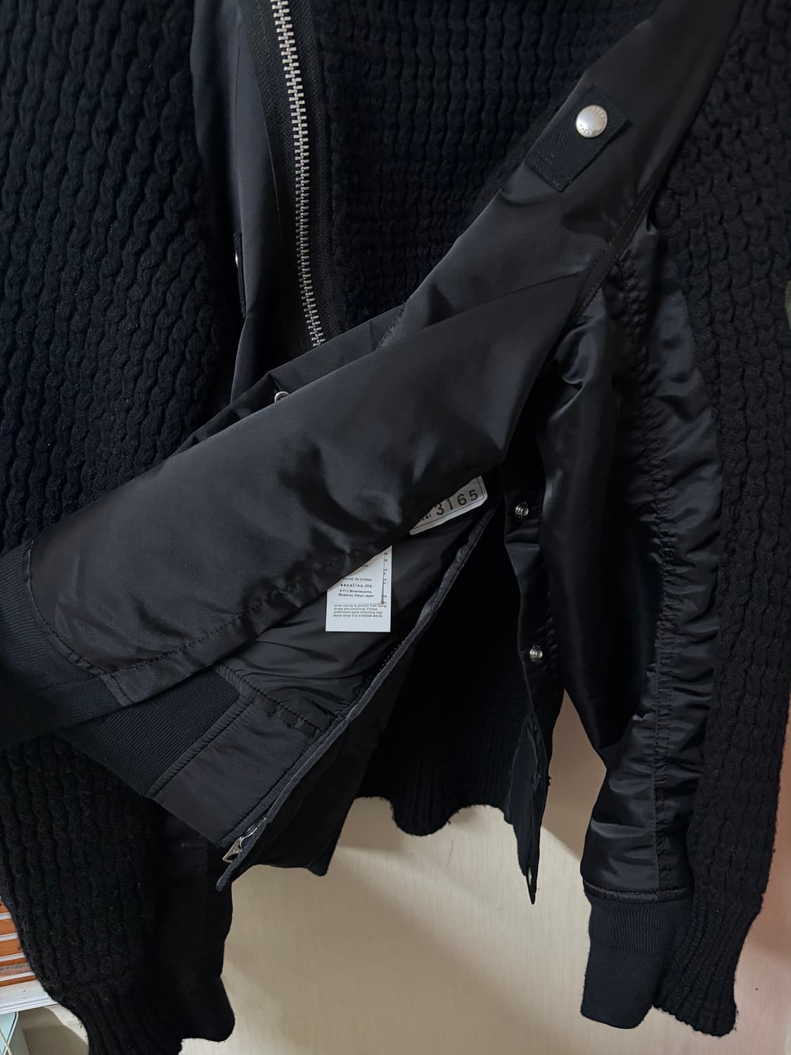 사카이 / 블랙 니트 자켓 / 4 상품이미지9