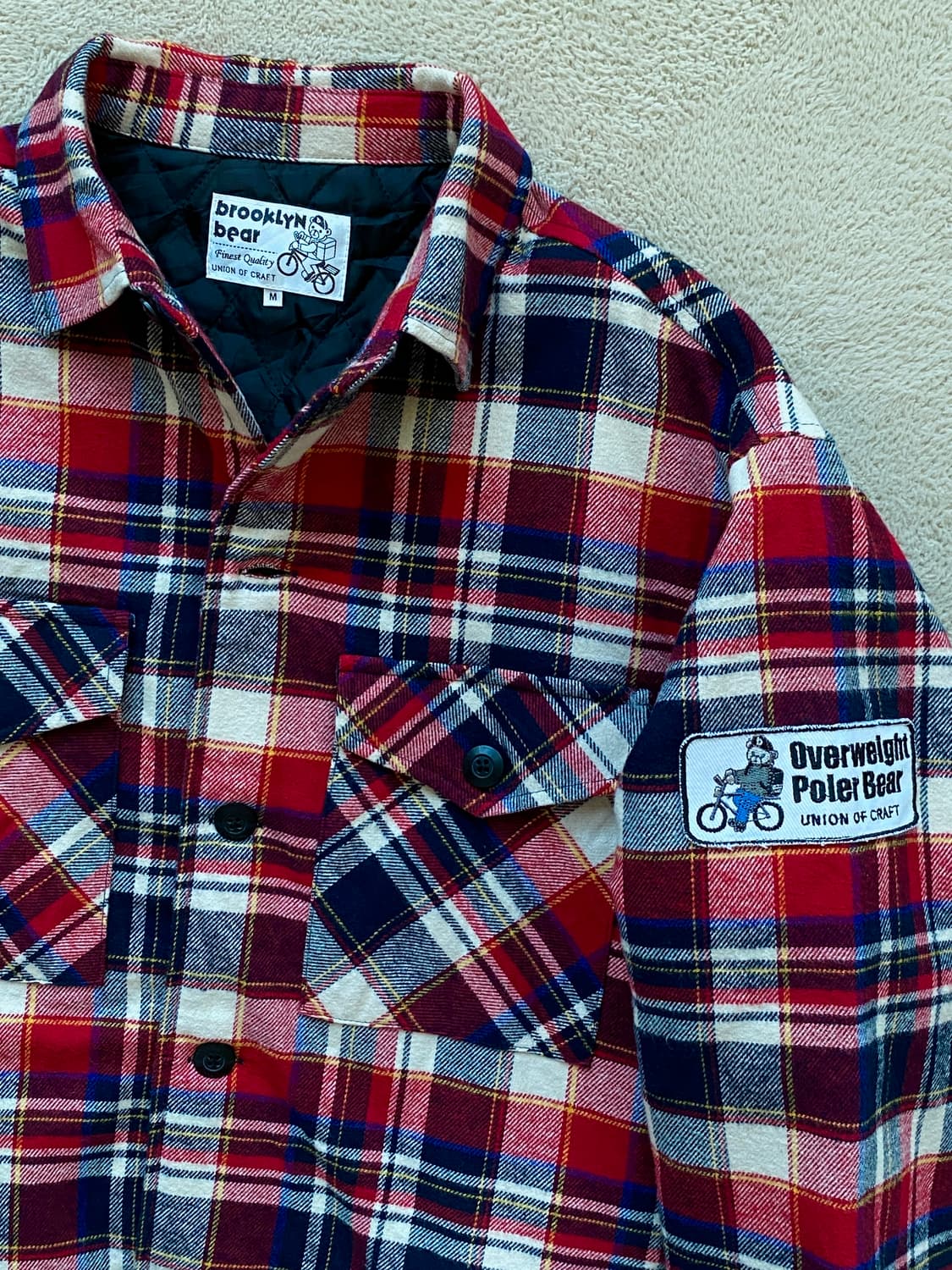 Brooklyn bear 셔츠 자켓 상품이미지6