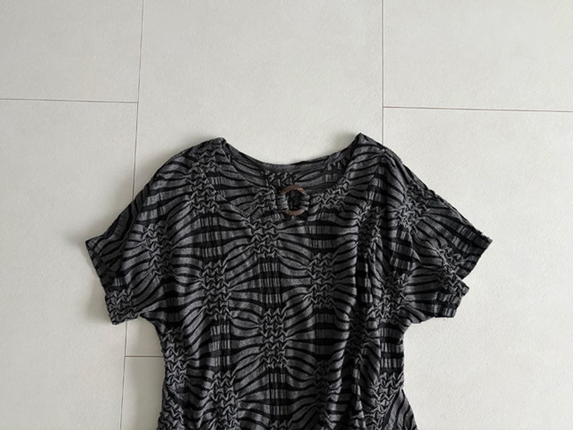 stripe pleated top 상품이미지2