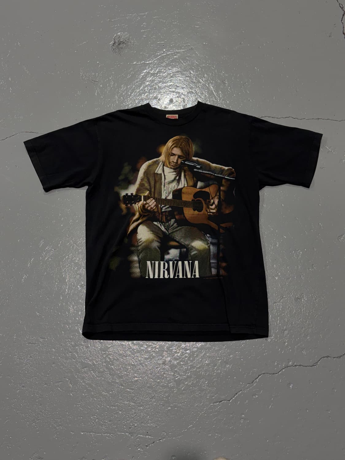 90s 너바나(Nirvana) 커트 코베인 메모리얼 티셔츠 상품이미지1