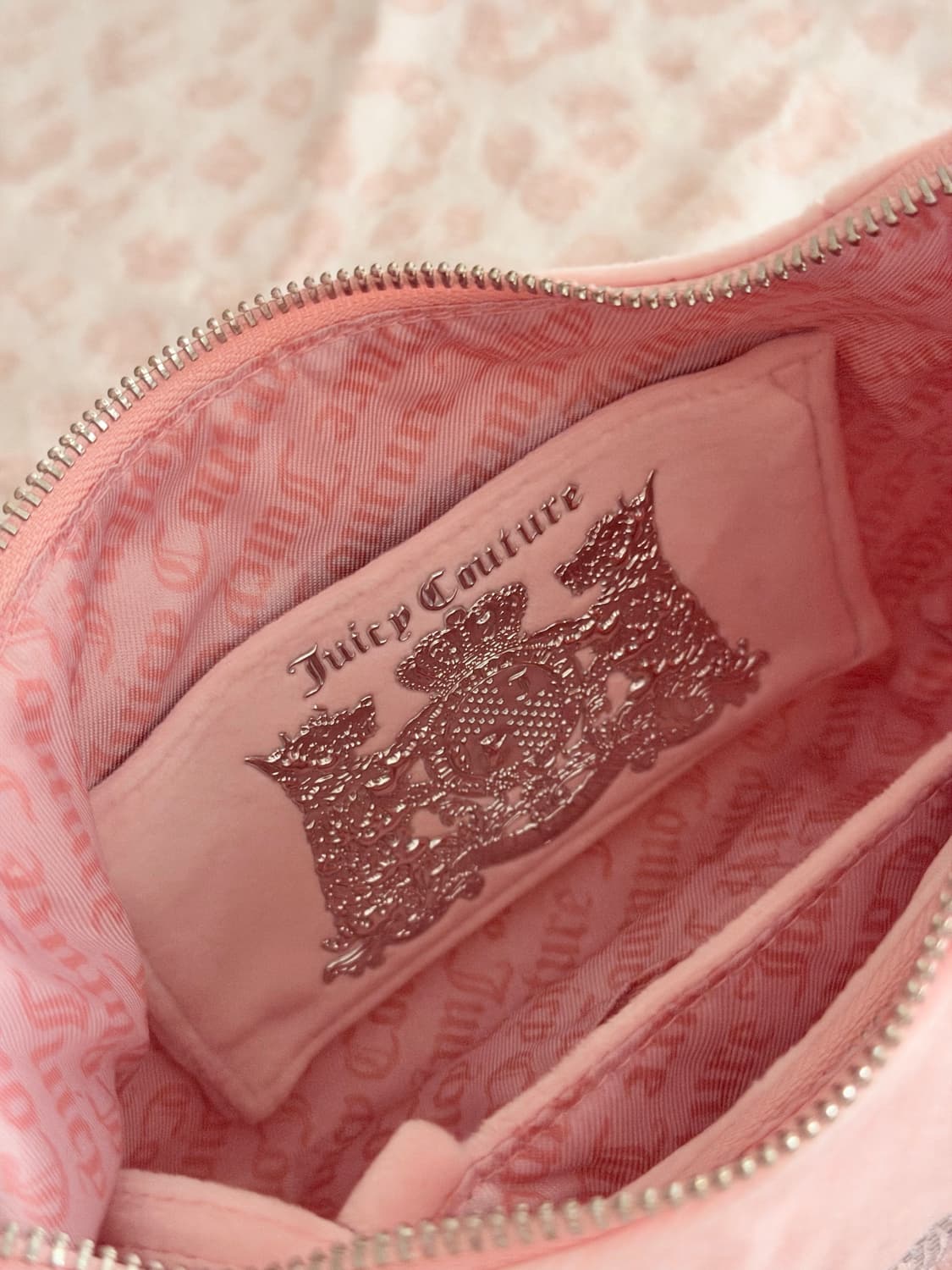 [신년할인✨] 쥬시꾸뛰르 핑크 벨벳 체인호보백 갸루 상품이미지2