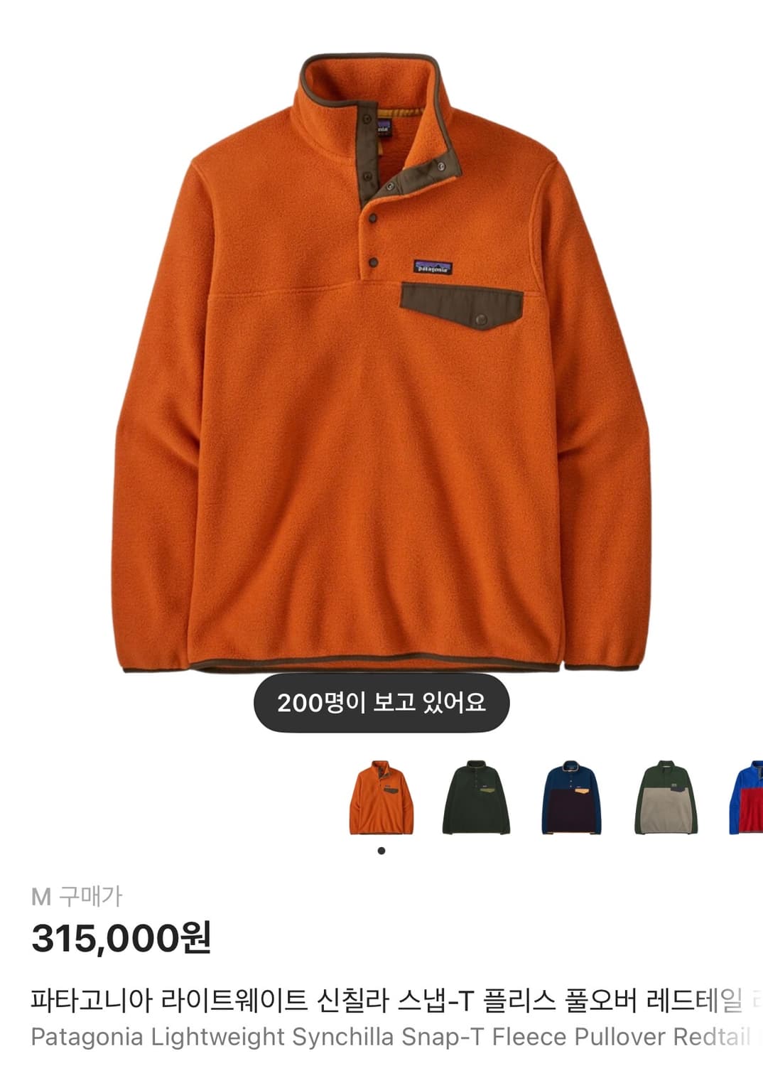 [M] 파타고니아 신칠라 상품이미지3