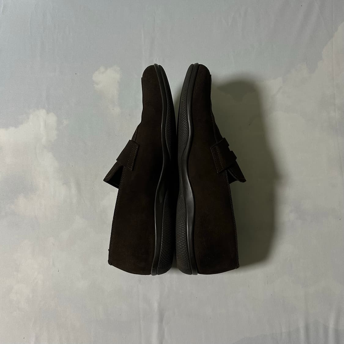 Prada sports suede dark brown loafers 상품이미지3