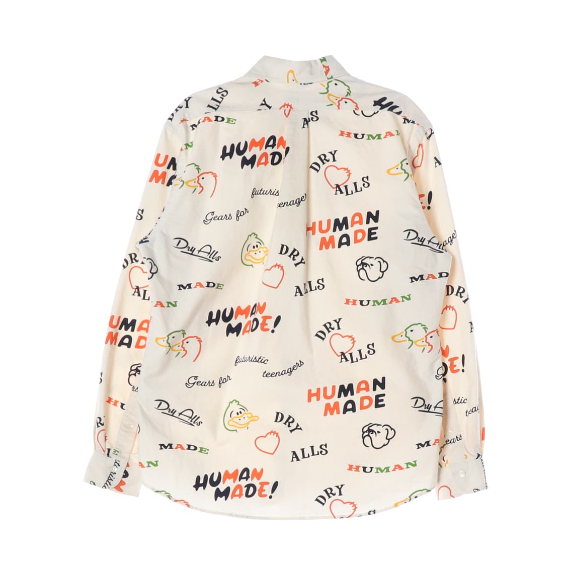 휴먼메이드 덕 프린팅 버튼 다운 오버핏 긴팔 셔츠 L
 상품이미지2