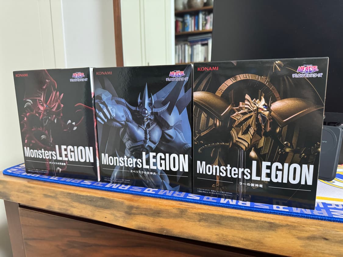 코나미 유희왕 MONSTERS LEGION 삼환신 피규어 상품이미지1