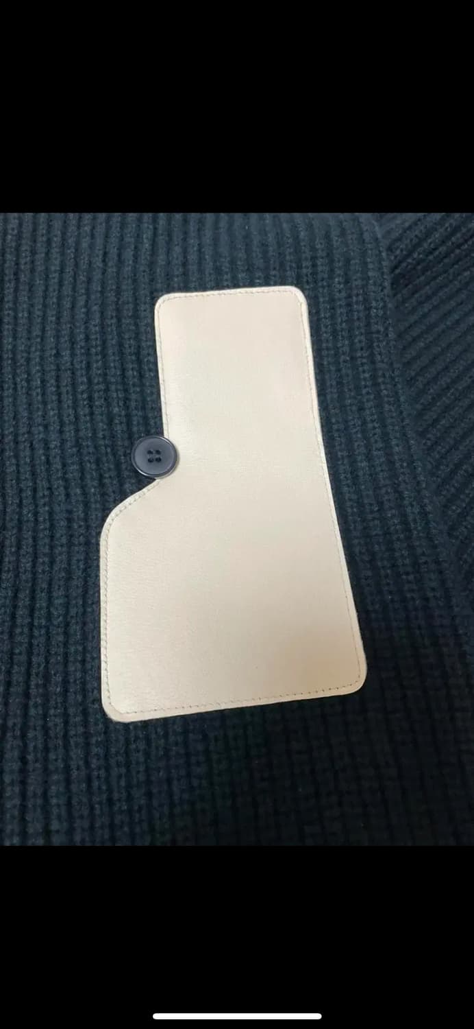 이얼즈어고 딥 그린 엘보우 패치 가디건 상품이미지3