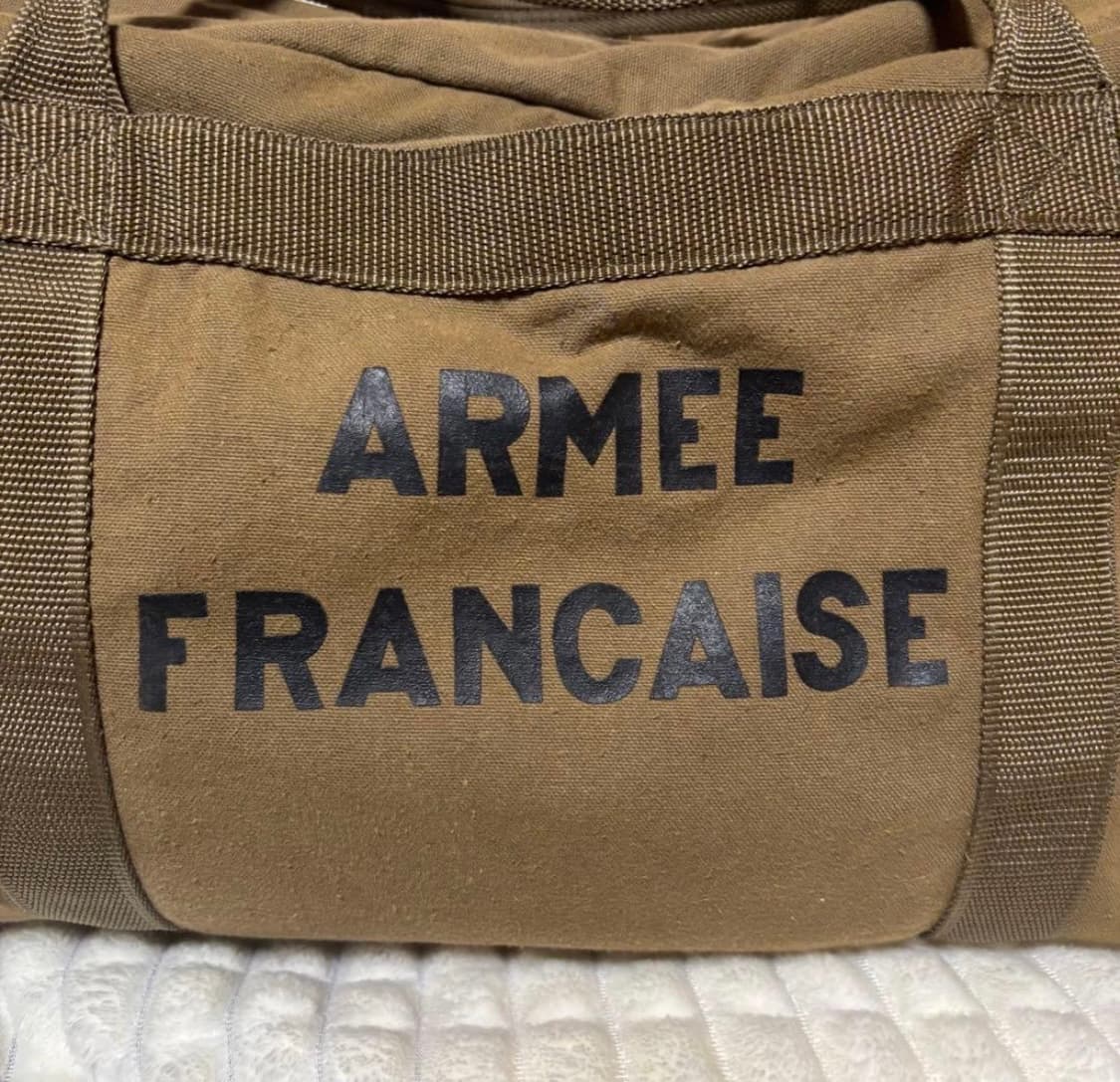 OS) 1960s French Military 프랑스군 낙하산 더플백 상품이미지4