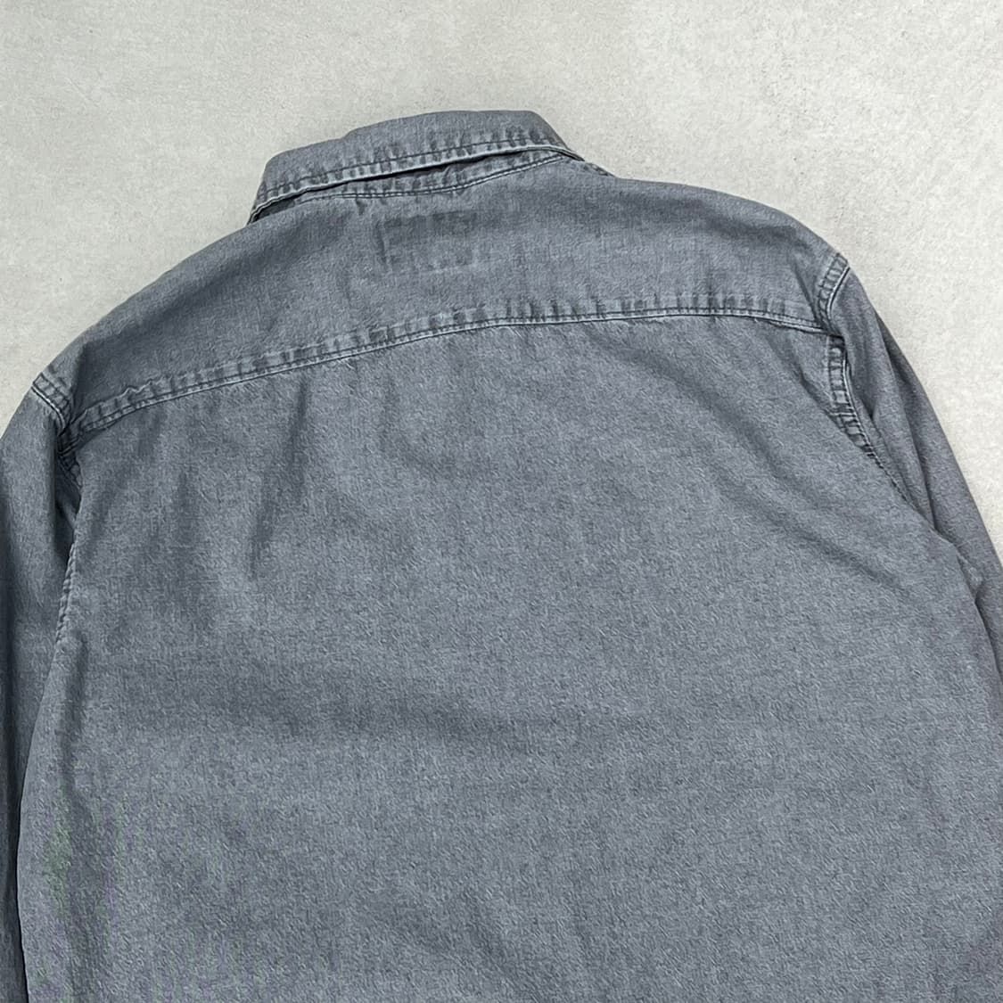 랭글러 그레이 데님셔츠 s09042 상품이미지4