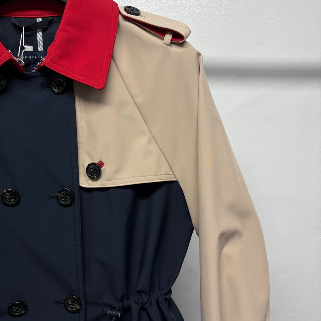 타미힐피거 컬러블록 트렌치 자켓 상품이미지3