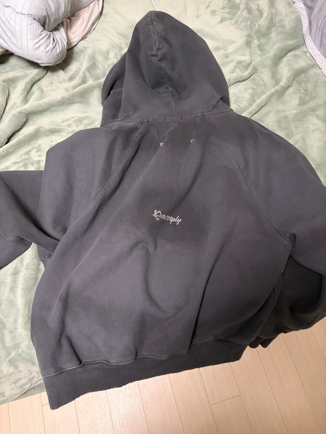 파코서플라이 돌리 더티 후디집업 빈티지블랙 사이즈 1 상품이미지3