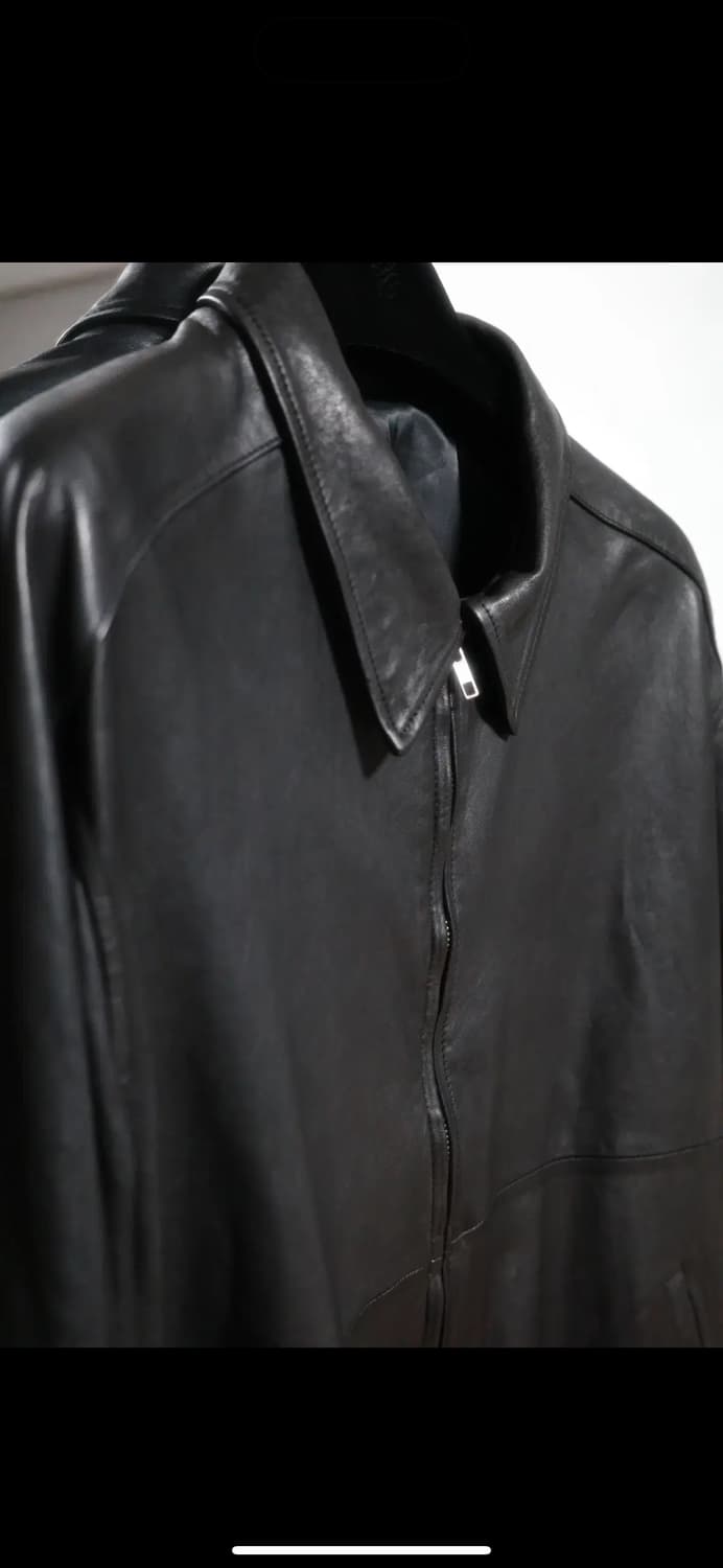 유스 Washed Leather Blouson L 상품이미지1