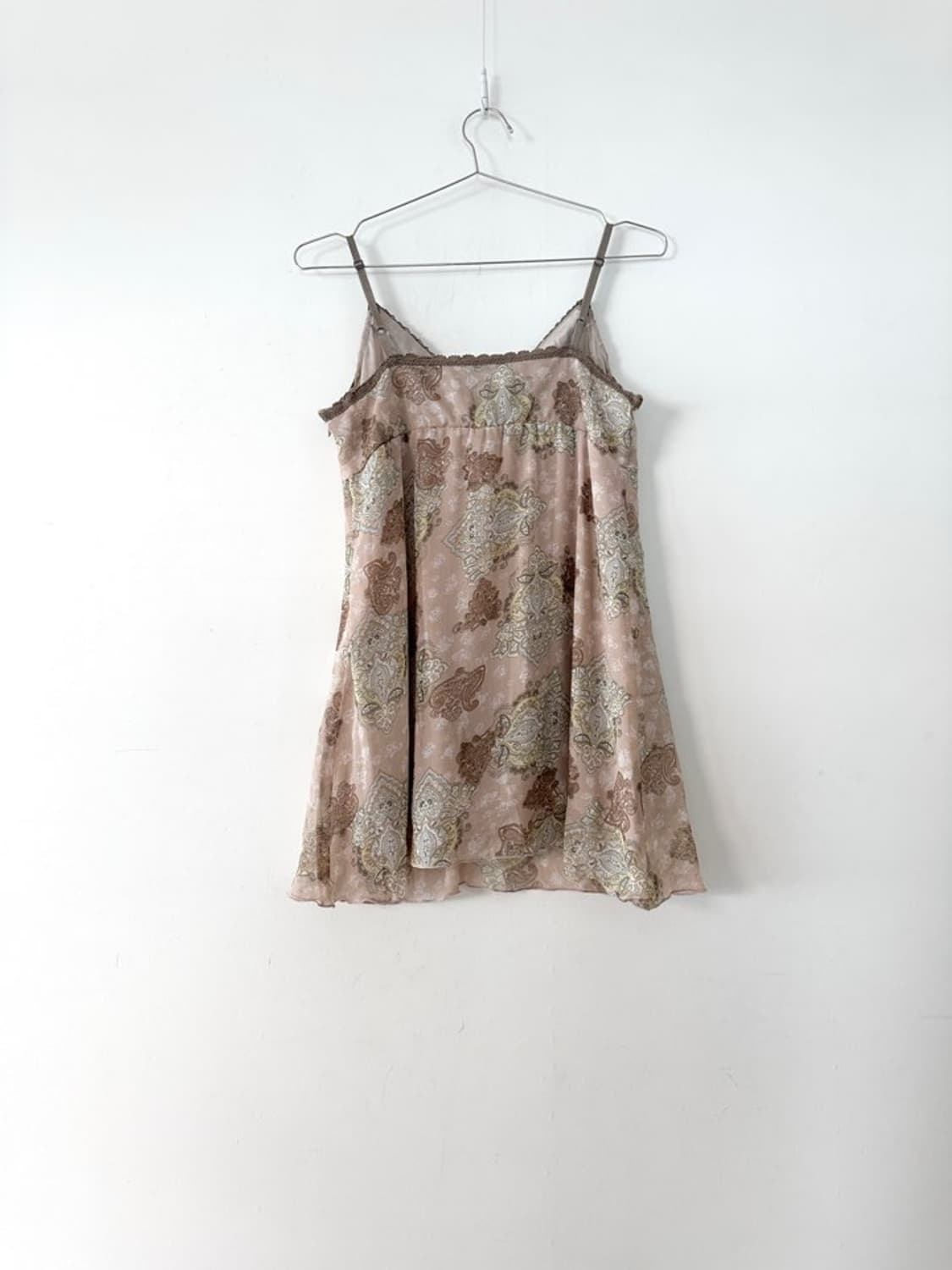 Oriental pattern lace camisole 상품이미지3