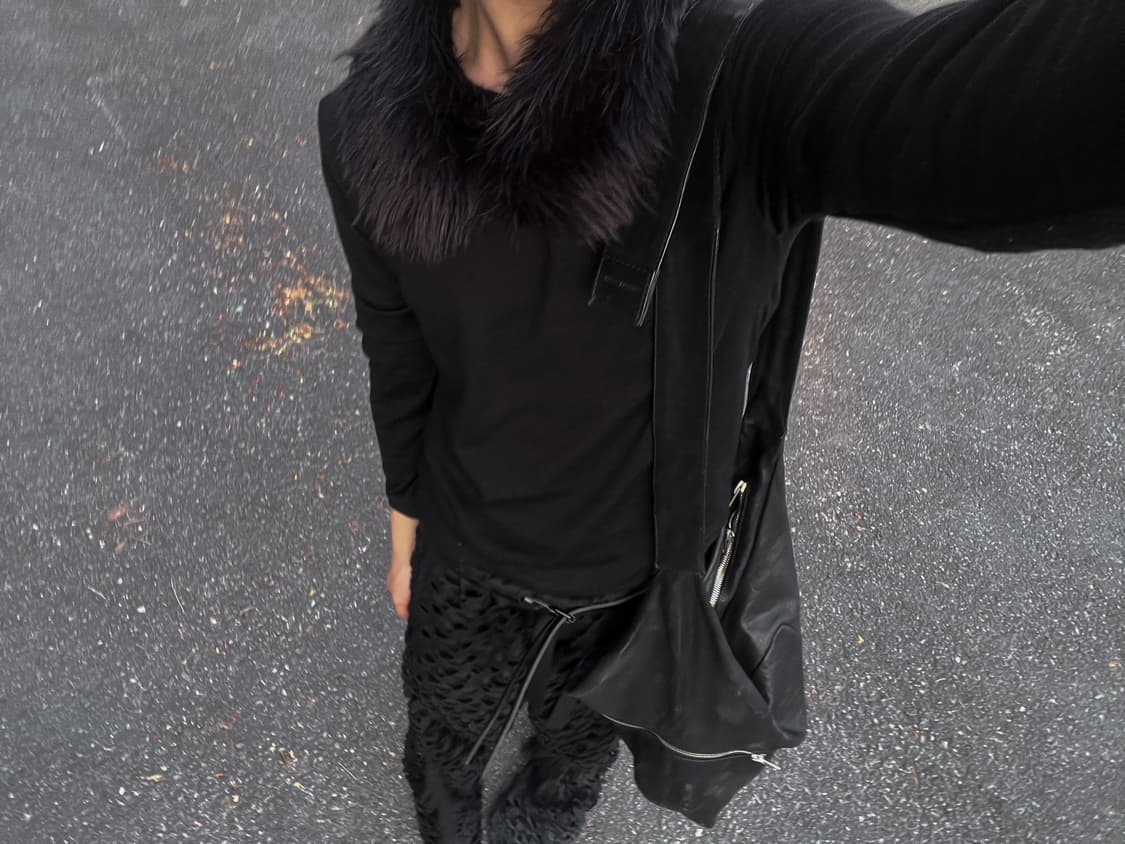 크리스 반 아쉐 빅 레더 크로스백  상품이미지1