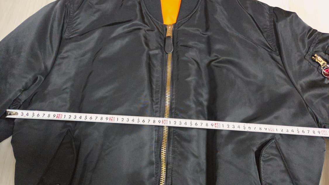 (착샷) 알파인더스트리 ma-1 블랙  상품이미지7