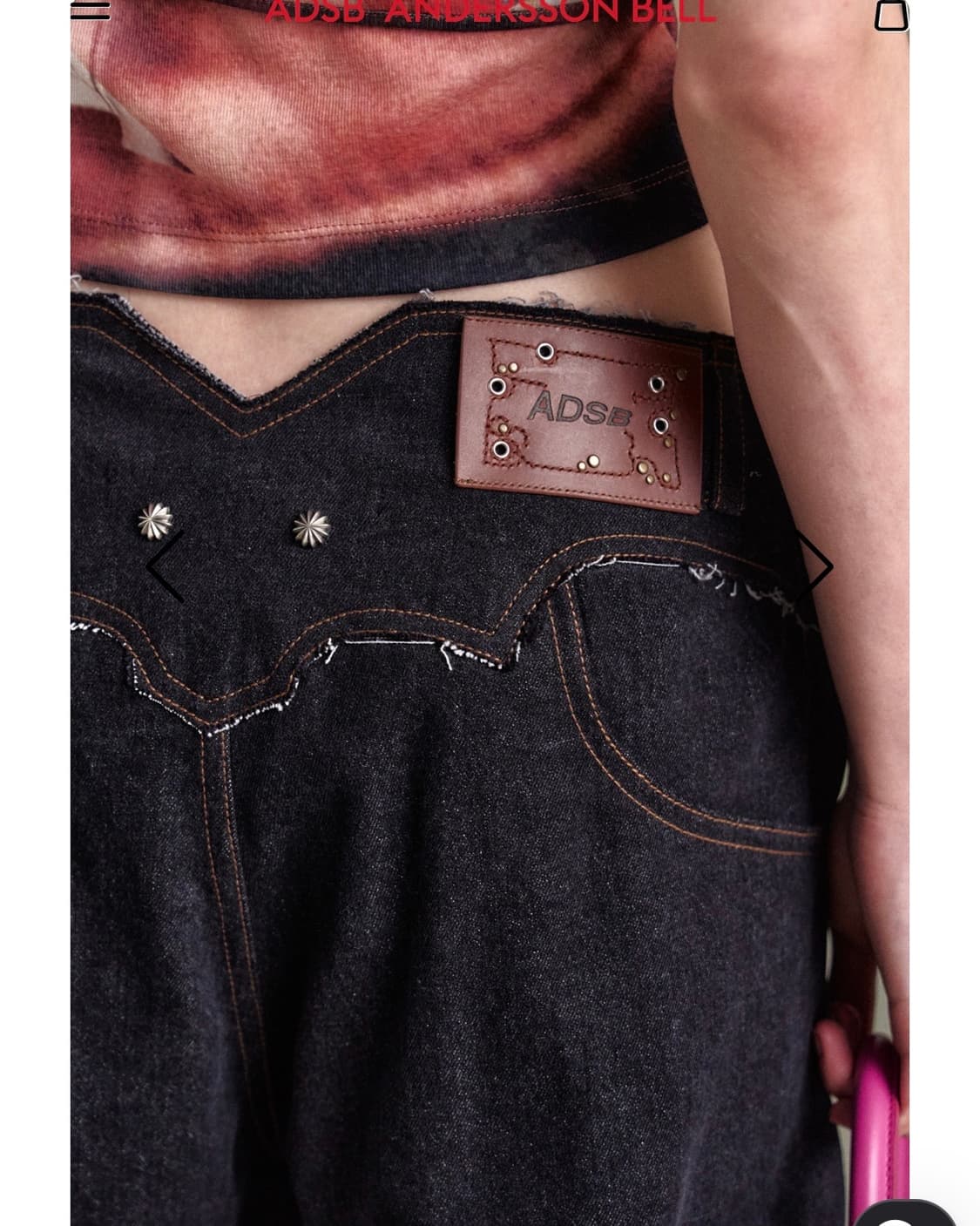 앤더슨벨 팬츠 DENIM SHEER CARGO PANTS 상품이미지4