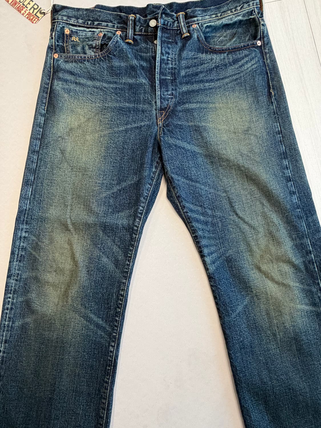 RRL 더블알엘 빈파포 기빈스 데님 팬츠 34/32 사이즈 입니다. 상품이미지3