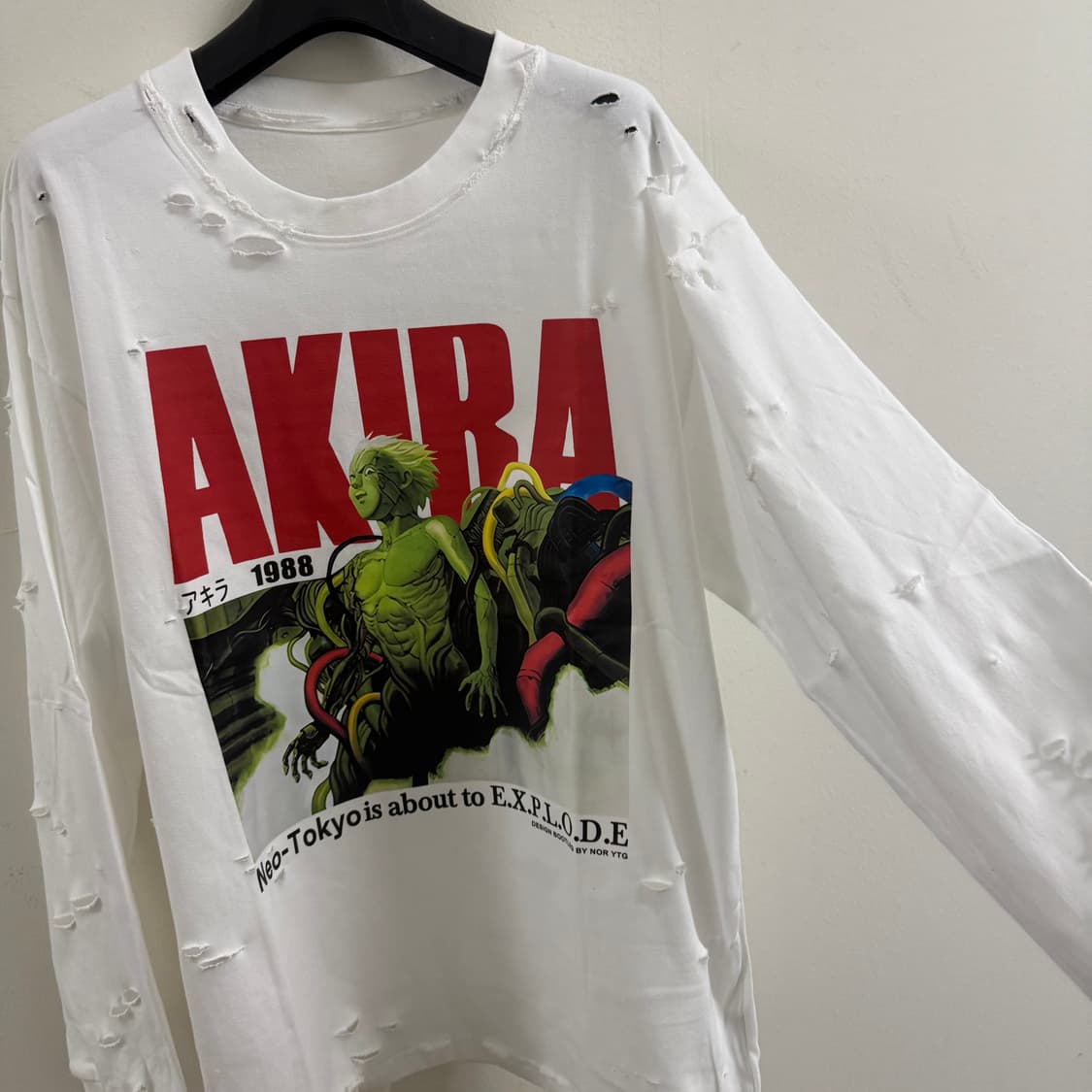 AKIRA Japan destroyed long t 상품이미지7