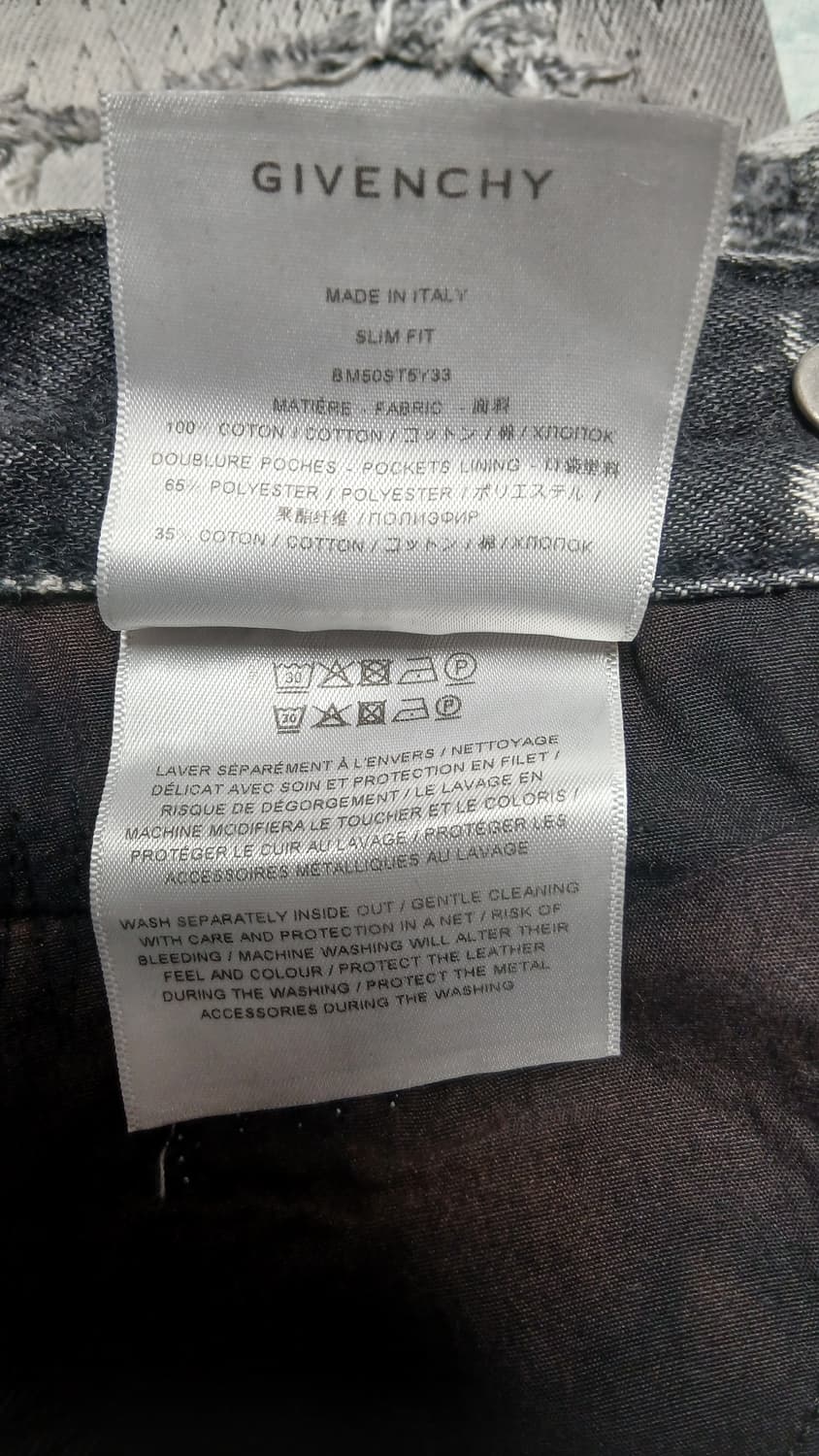 지방시 보로 디테일 슈퍼 디스트로이드 팬츠 상품이미지3