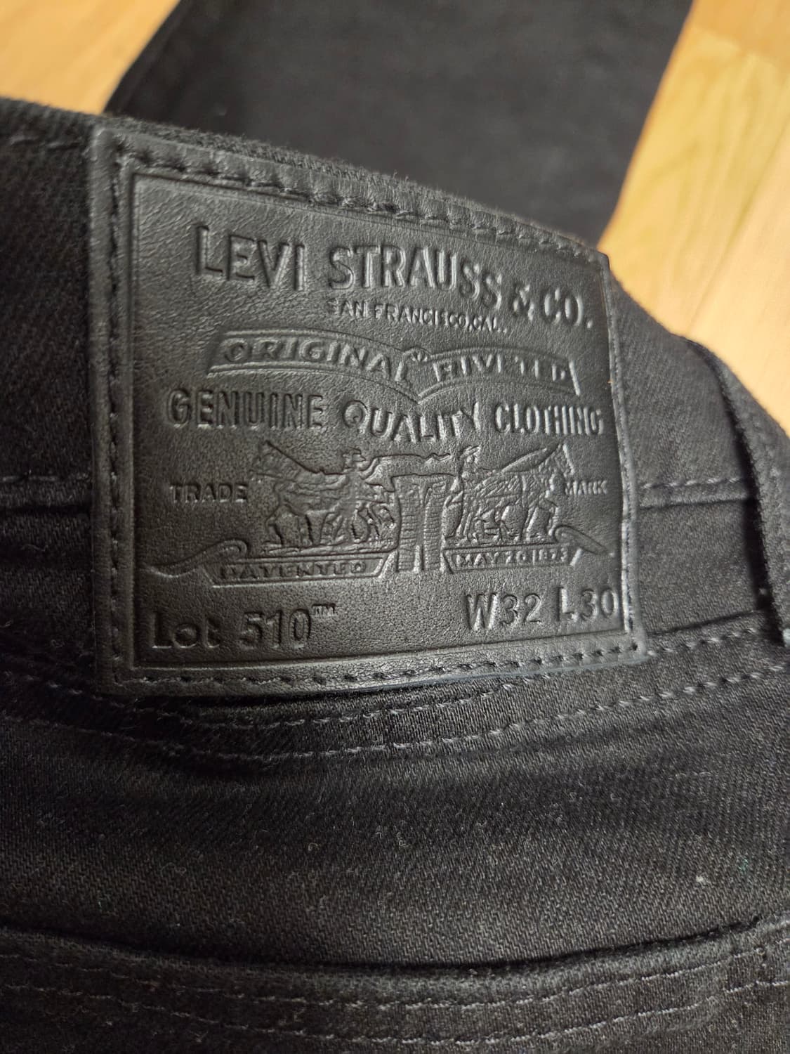 [새상품] 리바이스 510 스키니핏 (32x30) 블랙 상품이미지3