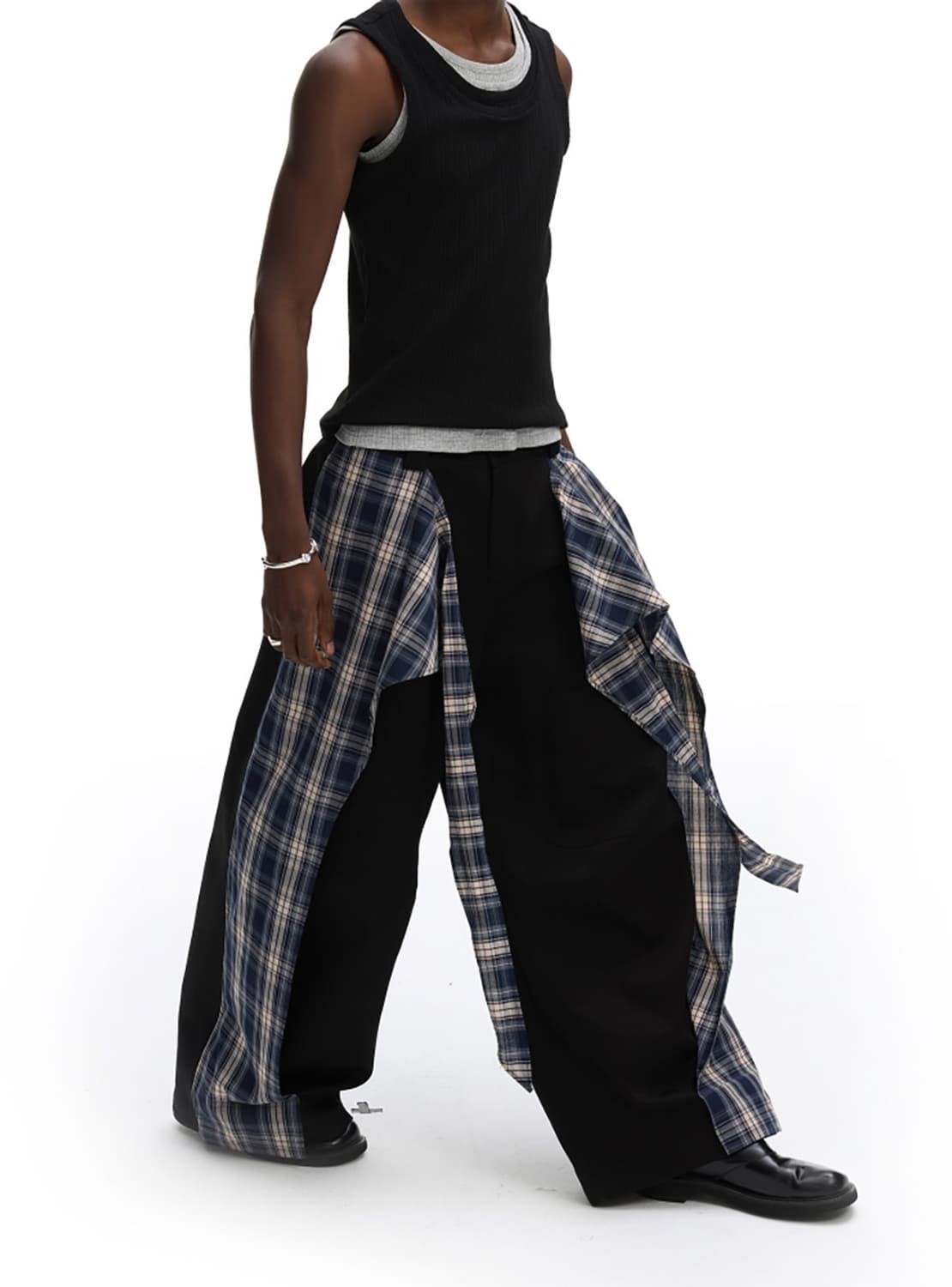 ANTERIORLOVED 레이어드 코튼 팬츠  상품이미지7