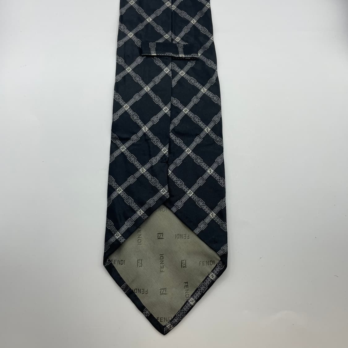 467) (FENDI) 펜디 올드스쿨 패턴 넥타이 상품이미지2