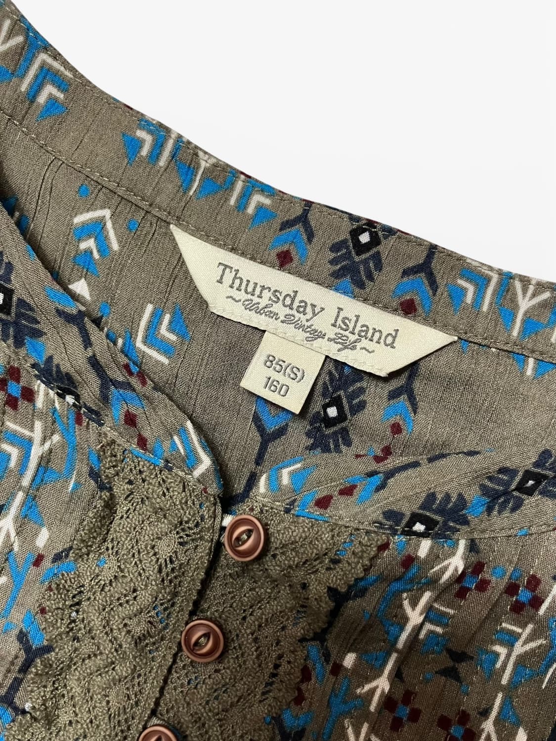 Thursday Island 패턴 미디움 원피스 85 상품이미지7