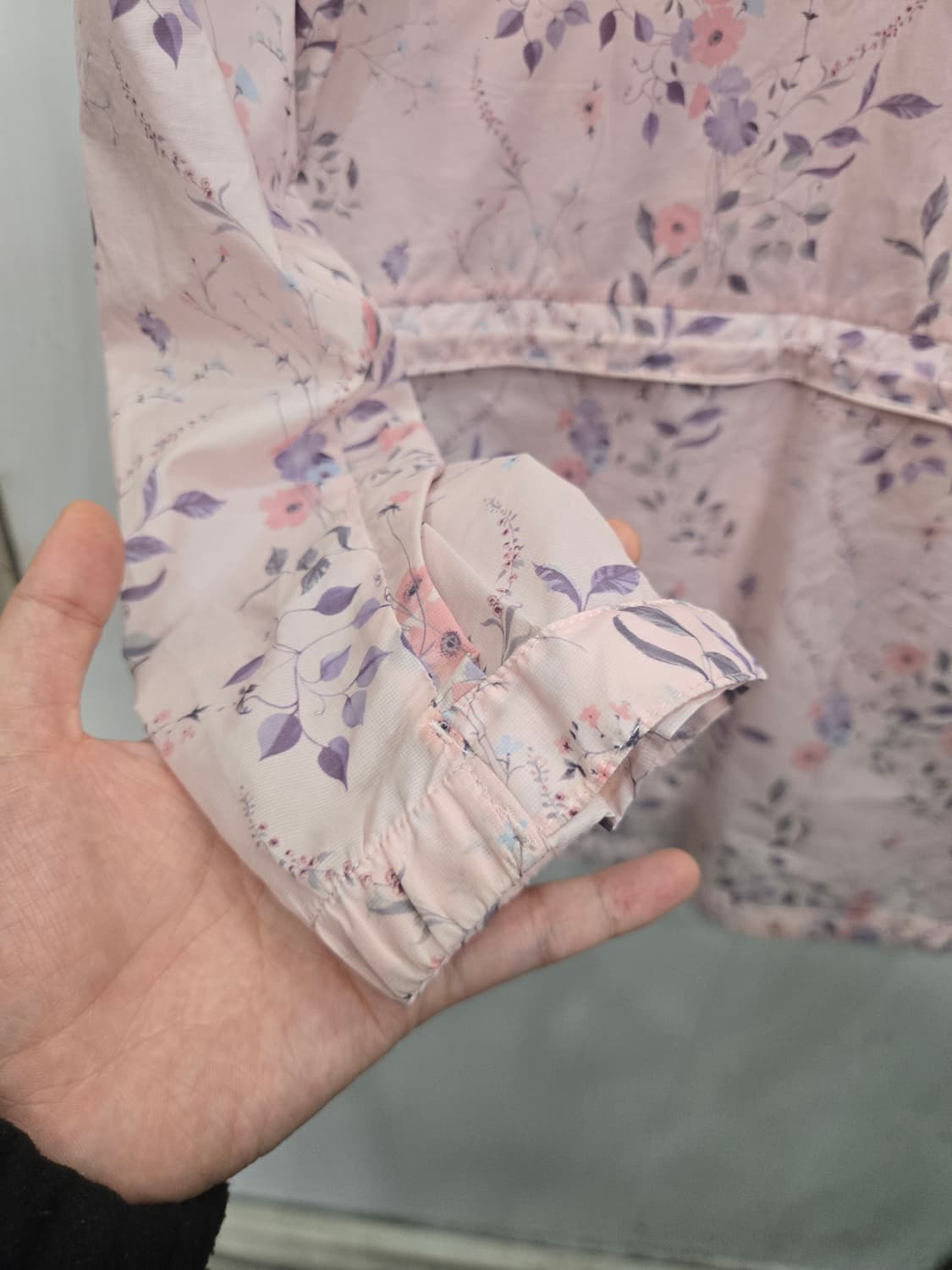 90,S )) Columbia 컬럼비아 꽃 바람막이~ 디자인 짱 예뻐요~ 상품이미지4