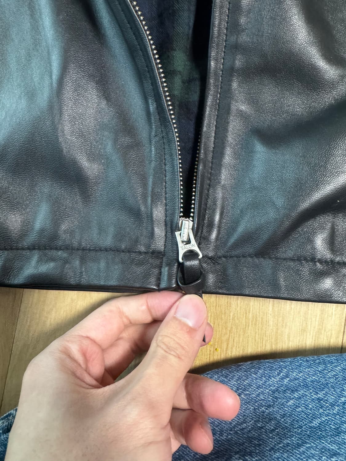 빈티지 폴로 램레더 자켓 상품이미지3