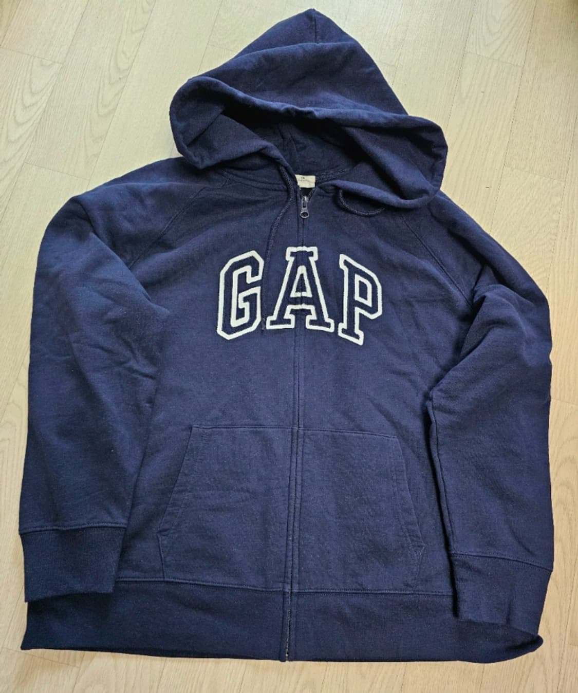 Gap 약기모 후드집업 네이비 XXL 상품이미지1