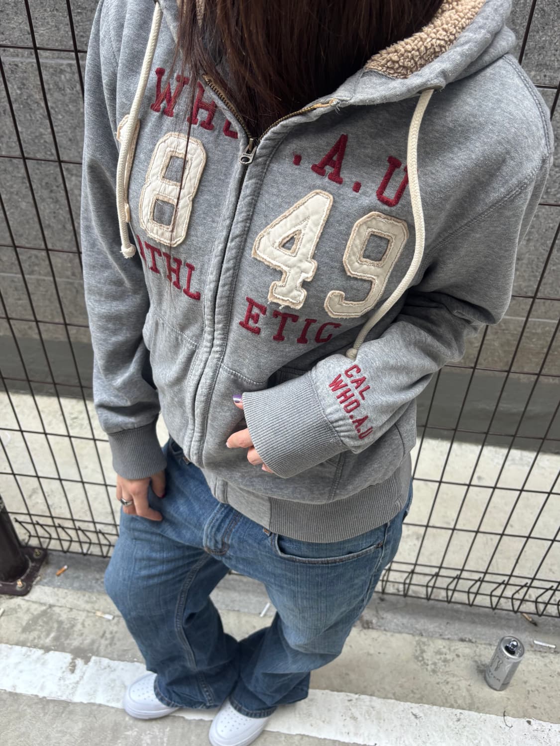 아베크롬비 그레이 후드집업 상품이미지5