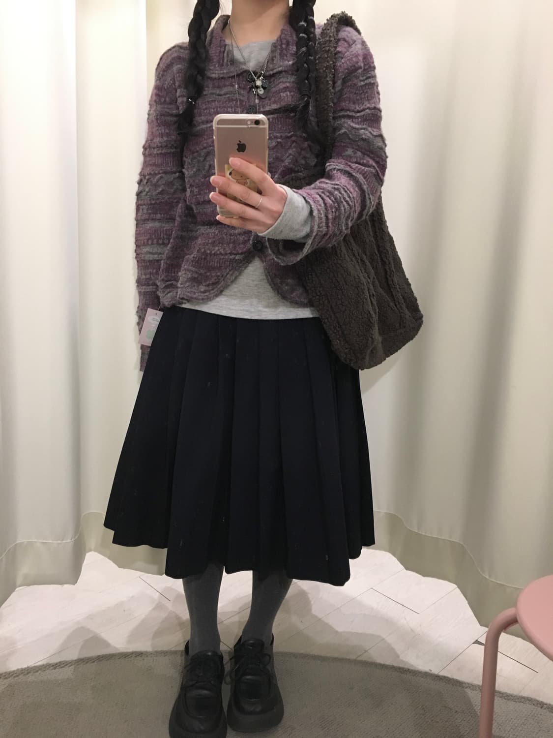 Olive sawako pleats skirt 상품이미지2