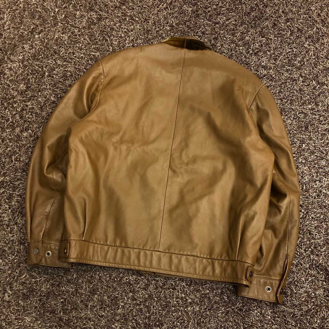 금강 양가죽 퍼 도킹 레더 가죽 자켓 상품이미지6