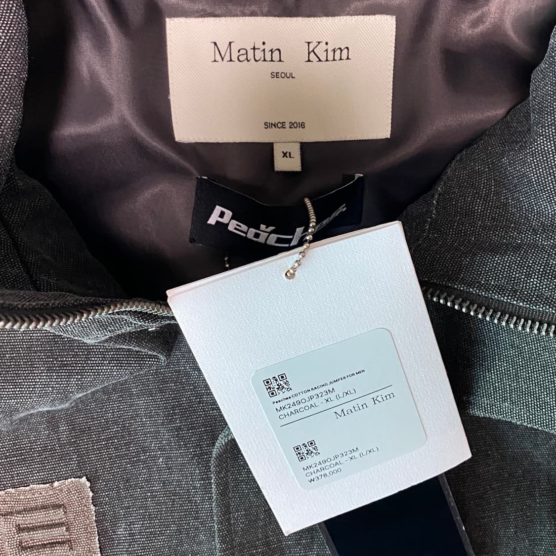 마틴킴 x 피치스 코튼 레이싱 자켓 상품이미지8