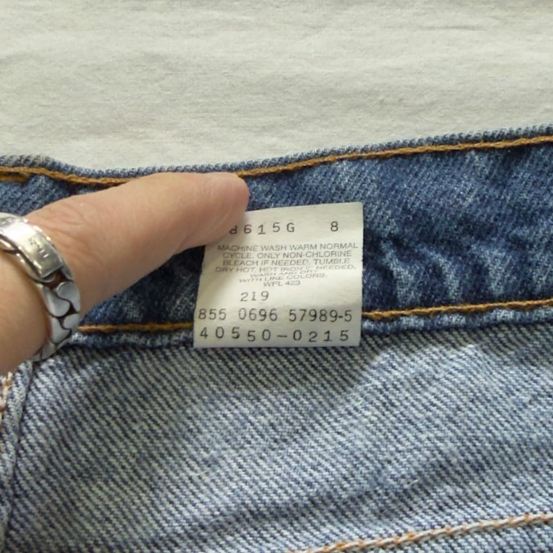90s 리바이스 550 데님팬츠 W36 L30 상품이미지6