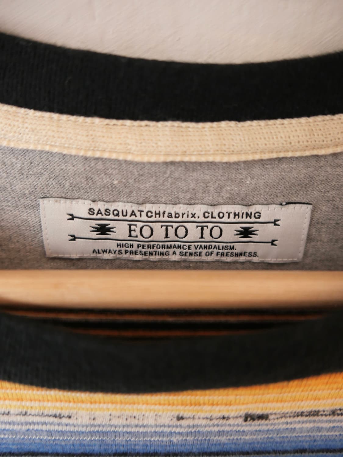 사스콰치패브릭스 스트라이프 반팔 상품이미지4