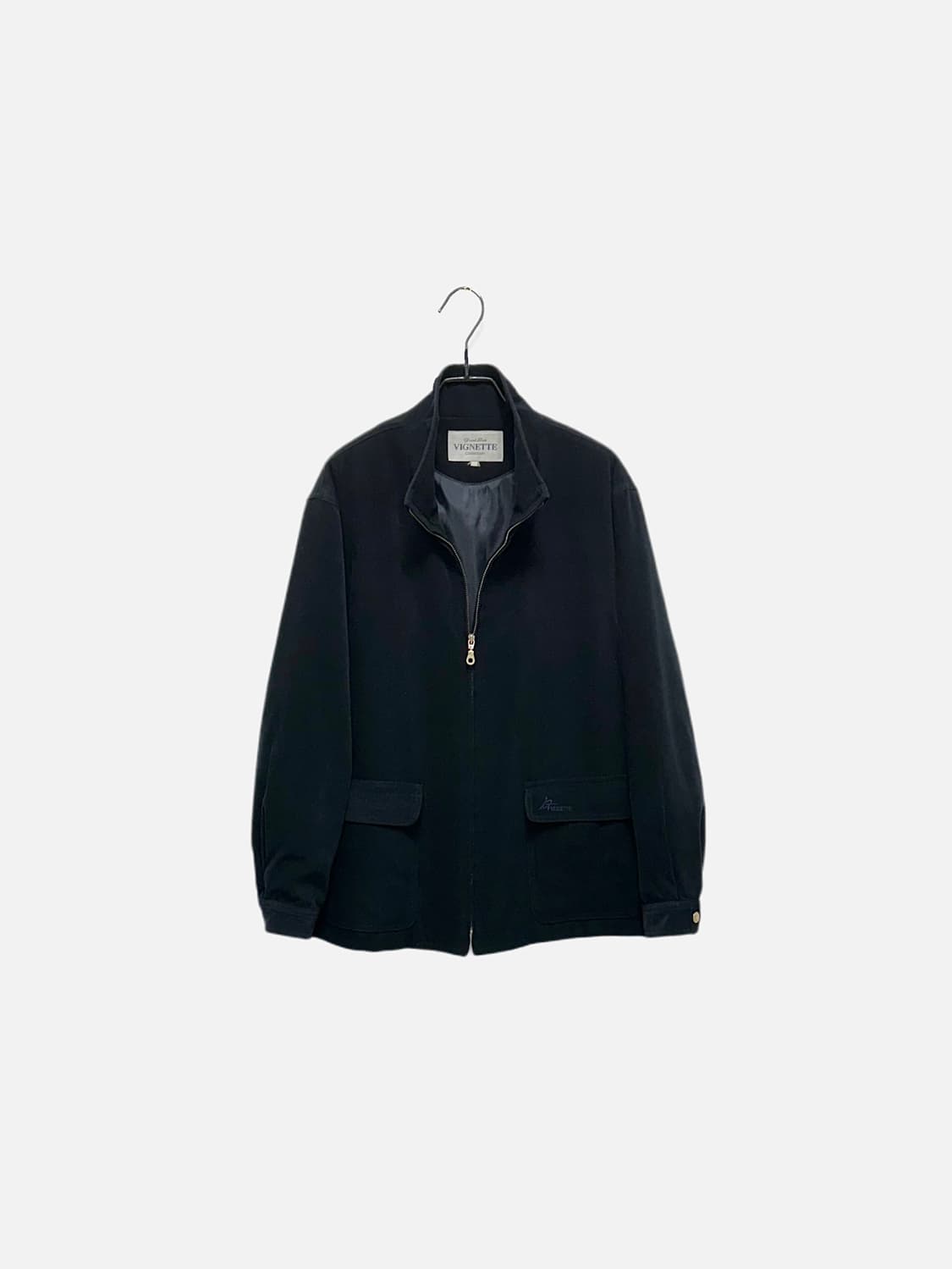 VIGNETTE 울 하이넥 블루종 자켓 상품이미지1
