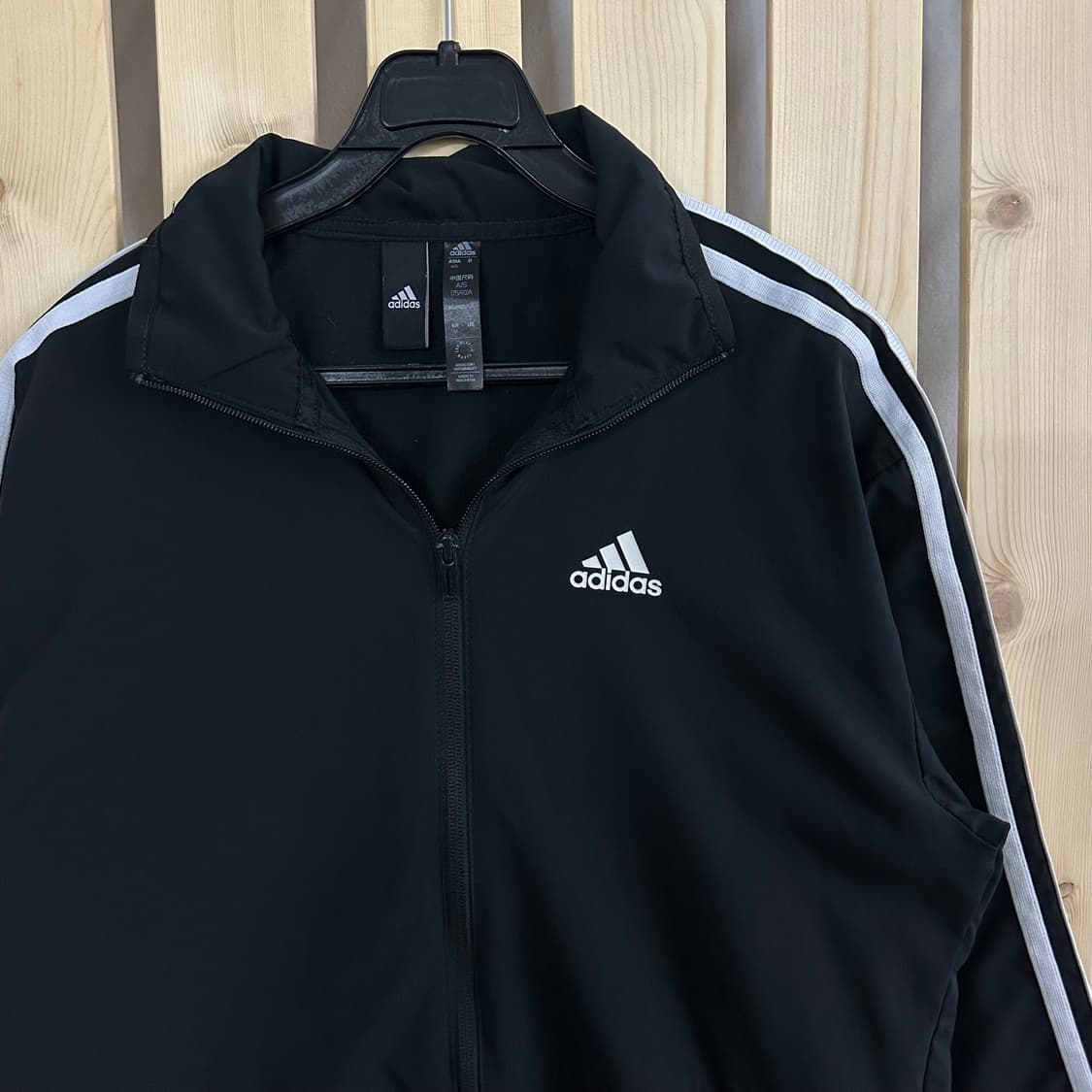 (M) 아디다스 블랙 바람막이 자켓 상품이미지3