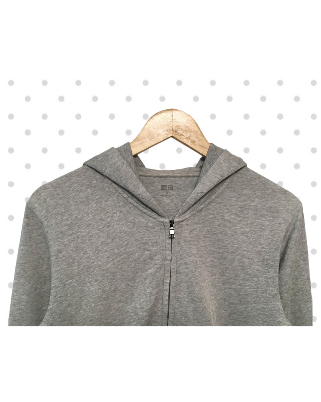 vintage zip-up hoodie gray 상품이미지7